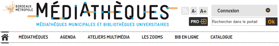 nouveau site portail mediatheques bordeaux metropole