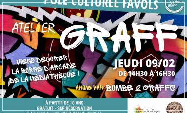 Atelier créatif, GRAFF, à partir de 10 ans