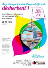Braderie médiathèque Le Taillan-Médoc