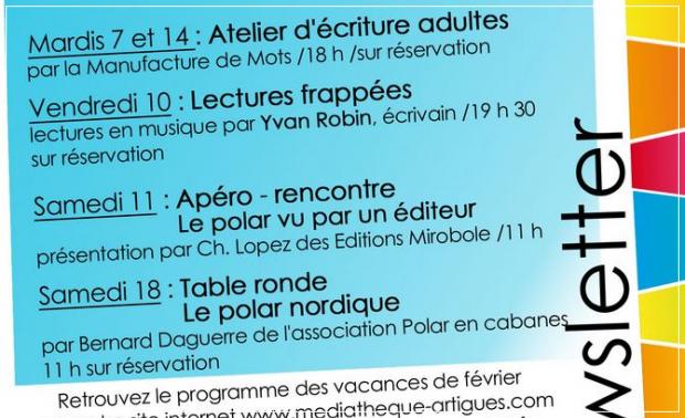 Polar nordique médiathèque Artigues